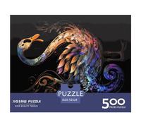 Puzzle carré Musical Cygne d'harmonie 500 pièces pour Adultes, Puzzles en Bois, Jouets, décoration Murale, Cadeaux de Noël, 500 pièces (52 x 38 cm)