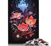 Puzzle carré Neon VIII de 1000 pièces pour Adultes, Puzzle en Bois, Jouet de Divertissement Familial, 1000 pièces (75 x 50 cm)