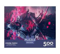 Puzzle carré samouraï Japonais 500 pièces pour Adultes et Enfants (52 x 38 cm)