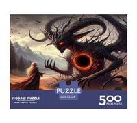 Puzzle carré Shadow Beast 500 pièces pour Adultes et Puzzles en Bois, Jeu éducatif, Jouet de défi, 500 pièces (52 x 38 cm)