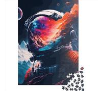 Puzzle carré Space is Wild de 500 pièces pour Adultes, Puzzle en Bois, décoration Murale, Cadeau de Noël, 500 pièces (52 x 38 cm)