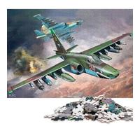 Puzzle carré Sukhoi Su25 Grach de 1000 pièces pour Adultes, Puzzle en Papier, Jeu éducatif Familial, 38 x 26 cm / 1000 pièces