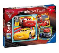 Puzzle Cars Les Légendes De La Route 3x49 Pcs Rouge TU