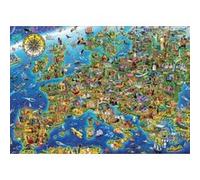 Puzzle carte d europe - 500 pieces - educa - collection geographie G