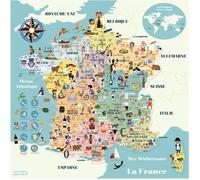 Carte de france magnétique ingela p. Ar
