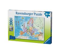 Puzzle carte d'europe 200 pcs