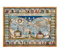 Puzzle Carte du monde 1639 - CASTORLAND - 2000 pièces - Enfants et adultes
