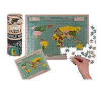 Puzzle carte du monde éducatif 300 pièces Puzzle enfant et fille Jouets éducatifs