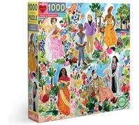 Puzzle carton adulte 1000 pieces POET'S GARDEN EEBOO Carton Multicolore Multicolore G