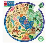 Puzzle carton adulte 500 pieces BIODIVERSITY EEBOO Carton Multicolore Multicolore G