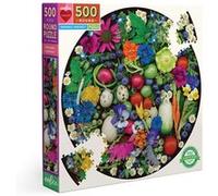 Puzzle carton adulte 500 pieces ORGANIC HARVEST EEBOO Carton Multicolore Multicolore G