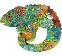 Puzzle Carton Art Chameleon (150 Pièces) - Jeu De Concentration Dès 6 Ans - Format Inédit Sans Coins Ni Bordure - Stimule L'imagination Et Renforce Les Capacités Motrices - Avec Poster