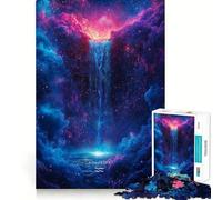 Puzzle Cascade du Signe du Verseau pour Adolescents, 1000 pièces, Jeu d'exercice Mental, activité à Domicile, découpe de précision, décoration Murale 38x26cm