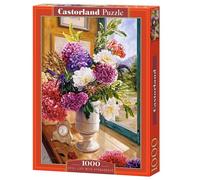 Puzzle 1000 pièces - Castorland - Nature morte d'Hydrangeas - Tableaux et peintures - Adulte - Mixte
