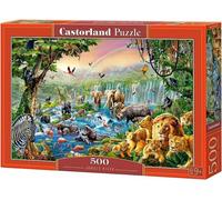 Puzzle Castorland 500T Jungle Animaux de la rivière