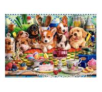 Puzzle - CASTORLAND - Chiots Dessert - 1000 pièces - Multicolore - 68 x 47 cm