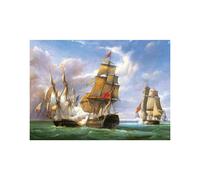 Puzzle Castorland - Copie Du Combat Entre Les Vaisseaux Français Et Anglais, 3000 Pièces