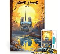 Puzzle Cathédrale de Paris pour Adultes 1000 pièces Logic Boost Toy Group Joy Premium Edge Bday Surprise (38x52cm)