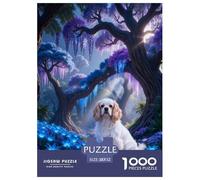 Puzzle Cavalier King Charles Spaniel 1000 Pièces pour Enfants Et Adultes, Jeu Ludique Et Instructif, Puzzle Bois, DéCoration, Cadeau Adulte 52x38cm/1000pcs