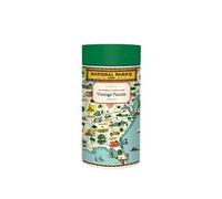 Puzzle Cavallini Plan des parcs nationaux américains 1000 pièces 50 x 70 cm