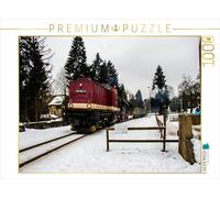 Puzzle · Ce qu'on Appelle Le « Chameau de résine » à la Gare de | Drei-Annen-Hohne · Locomotives diesel sur le chemin de fer à… · 1000 pièces · Format assemblé 64 × 48 cm · CALVENDO Puzzle
