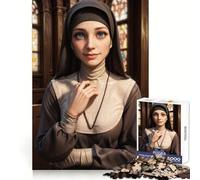 Puzzle Céline pour Adultes,1000 pièces,pour la réflexion,l'entraînement et Les Loisirs,Bords Nets, (50x75cm)