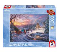 Schmidt Spiele Thomas Kinkade Studios: Disney Dreams Collection - Cinderella Bringing Home the Tree, Puzzle