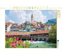Puzzle · Centre Historique de Thoune | Centre historique de Thoune et écluse de l'Aar inférieure · 2000 pièces · Format assemblé 90 × 67 cm · CALVENDO Puzzle