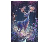 Puzzle Cerf Puzzles pour AdultesPuzzles en Bois De 1000 Pièces Adultes Cadeaux Jeu Stimulant 78×53cm