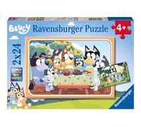 Puzzles 2x24 p - c est parti avec bluey ! Multicolore G