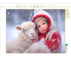 Puzzle · Chaleur ernale | Là où les flocons de neige dansent, les rêves d'enfance et… · 1000 pièces · Format assemblé 64 × 48 cm · CALVENDO Puzzle