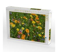Puzzle · Champ de soucis | Un véritable paradis pour les insectes · 1000 pièces · Format assemblé 64 × 48 cm · CALVENDO Puzzle