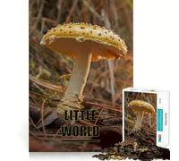 Puzzle Champignons dans la Forêt pour Adultes 1000 Pièces Jeu de Concentration et de Détente Bordure Ajustée Choix du Père Noël (38x52cm)