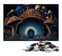 Puzzle Champignons Magiques 1000 pièces pour Adultes, Puzzle Stimulant, Casse-tête DIY pour Adolescents 50x75cm / 19,68x29,52 Pouces