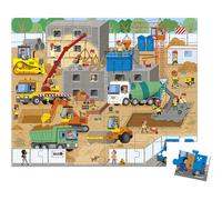 Janod Puzzle enfant Chantier – 36 pièces