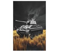 Puzzle Char d'assaut Puzzles pour AdultesPuzzles en Bois De 1000 Pièces Adultes Cadeaux Jeu Stimulant 78×53cm