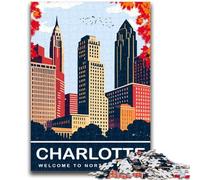 Puzzle Charlotte pour Adolescents 1000 pièces, Jouets éducatifs et éducatifs, Jeux familiaux avec Affiche et fiche de Questions-réponses Assorties (1000 pièces, 26x38cm)
