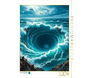 Puzzle · Charybde, gigantesque Vortex Marin Mortel | Les monstres marins légendaires · des terreurs venues des… · 1000 pièces · Format assemblé 64 × 48 cm · CALVENDO Puzzle