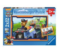 Puzzle Chase Et La Pat?patrouille 2x12 Pcs Bleu TU