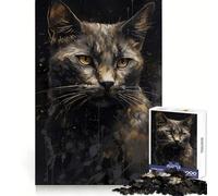 Puzzle Chat American Shorthair 1000 Pièces pour Adolescents Stimule la réflexion et se détend Bords Nets Idée Cadeau de Noël (38x52cm)