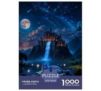 Puzzle Chat Bleu Russe 1000 Pièces pour Adultes Et Enfants, Jeu D'Intelligence, Puzzle Château, Décoration Intérieure, Cadeau Anniversaire 70x50cm/1000pcs