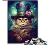 Puzzle Chat Magique 2000 pièces pour Adultes, Cadeaux, Jouets, Jeux éducatifs, Anti-Stress, liste de souhaits avec Père Noël (70x100cm)