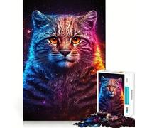 Puzzle Chat Pallas Animal pour Adolescents,1000 pièces,Jeu Stimulant la réflexion,Taille Uniforme,pièces précises,activité Amusante en Famille Le Soir (38x52cm)