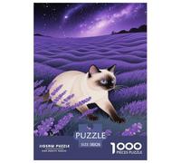 Puzzle Chat Shorthair Exotique 1000 Pieces pour Adultes,Atmosphère Romantique Un Jeu De Dexérité Très Difficile Puzzle Éducatif l'art De La Décoration Moderne 38x26cm/1000pcs