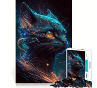 Puzzle Chat Siamois 1000 Pièces pour Adolescents Jeu de Développement Logique et Calme Objet de Collection Premium Edge Art 38x26cm