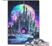 Puzzle Château Ancien 1000 pièces pour Adultes et Adolescents, Anti-Stress, Vacances à la Maison, Passe-Temps et Amour Entre Couples (50x75cm)