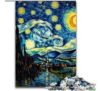 Puzzle Château Ciel Étoilé pour Adultes 1000 Pièces, pour 14 Ans et Plus, Jeux Amusants, Activités Amusantes à la Maison, Cadeaux d'anniversaire, Cadeaux de Voyage (Taille 50x75cm)