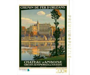 Puzzle · Chateau d`Amboise | Vintage Travel Poster: Chemin de fer d'Orléans, Circuites… · 2000 pièces · Format assemblé 90 × 67 cm · CALVENDO Puzzle