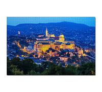 Puzzle Château de Buda en Hongrie Budapest 1000 pièces Jeu d'art Souvenir de Voyage 38x26CM