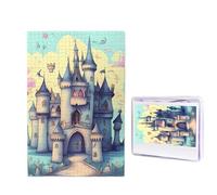 Puzzle château de conte de fées pour adultes de 1000 pièces, puzzle en bois à partir de photos, casse-tête stimulant parfait pour les soirées de jeu, décoration de la maison, cadeau pour les vacances